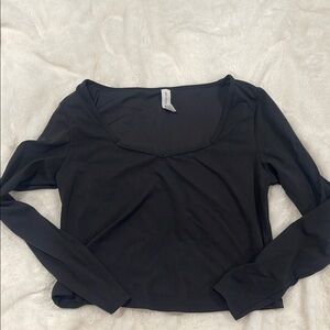 Black Long Sleeve Women's Top